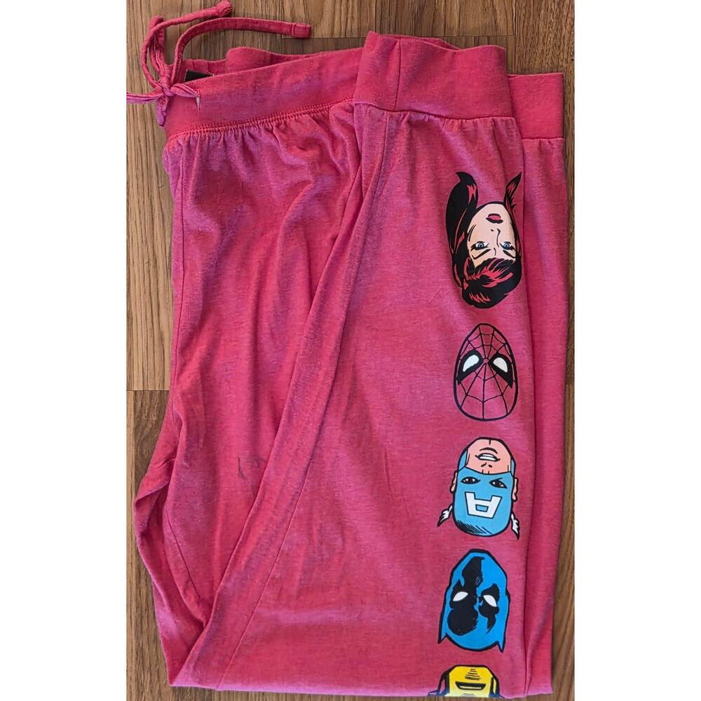 Cozy Pink Women's XL Marvel Universe Pajama Lounge Pants - Picture 2 of 4